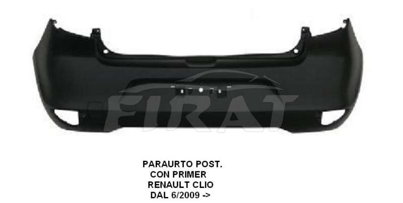 PARAURTO RENAULT CLIO 2009 -> POST.